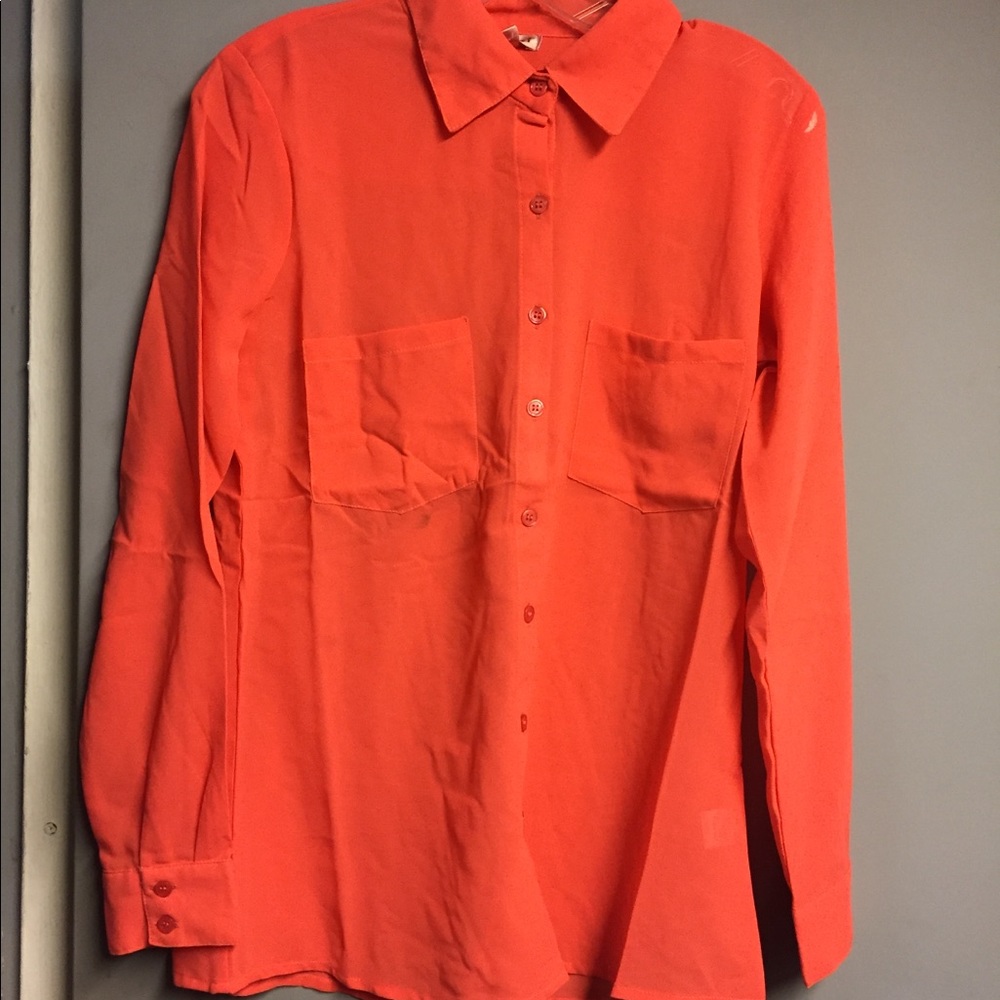 Chiffon long sleeve blouse top bundle of 4 for $25
